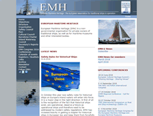 Tablet Screenshot of european-maritime-heritage.org